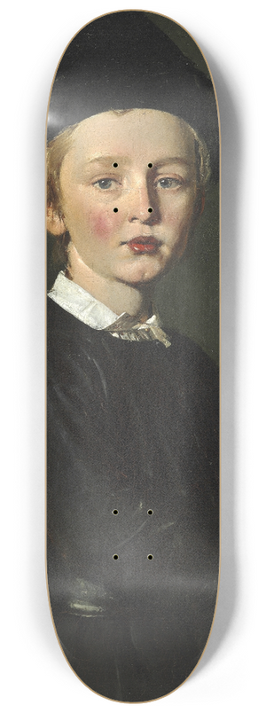 Christian Albrecht Jensen - Portrt af kunstnerens sn Peter 8.25 inch art skate deck