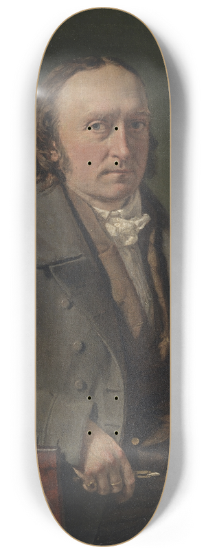Christian Albrecht Jensen - Self-Portrait 8.25 inch art skate deck