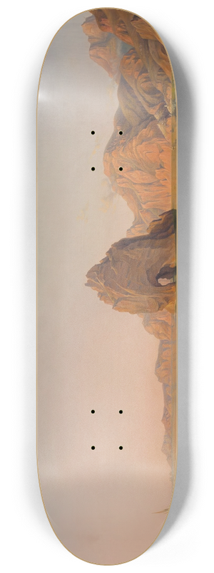 Christian Frederik Ferdinand Thming - Swordfish fishing off Capri 8.25 inch art skate deck