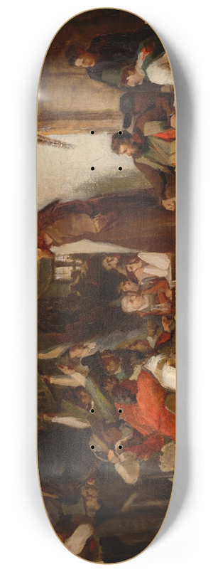 Franz von Defregger - Aufruf zum Tiroler Aufstand 8.25 inch art skate deck