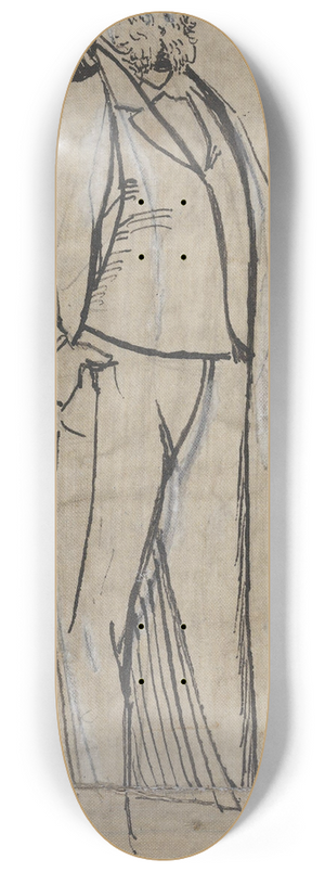 Christian Krohg - Frits Thaulow 8.25 inch art skate deck
