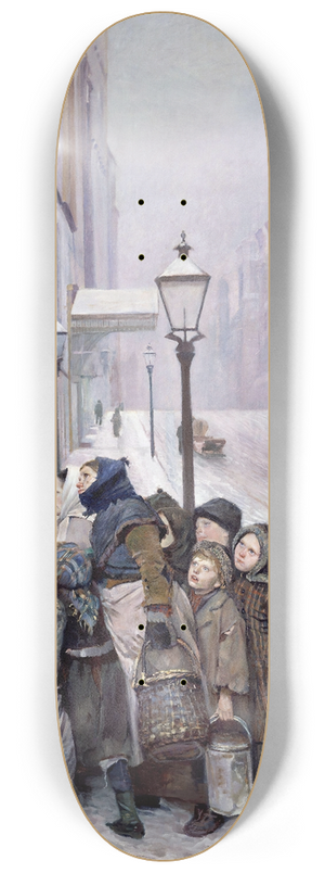 Christian Krohg - Struggle for Survival 8.25 inch art skate deck