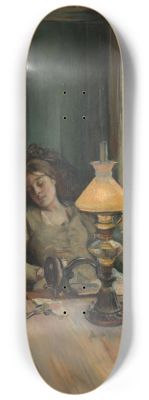 Christian Krohg - Tired 8.25 inch art skate deck