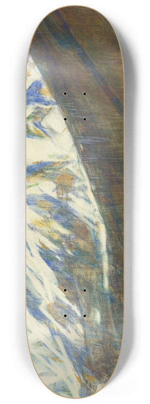 Christian Rohlfs - Ghiridone in the snow (Lago Maggiore) 8.25 inch art skate deck