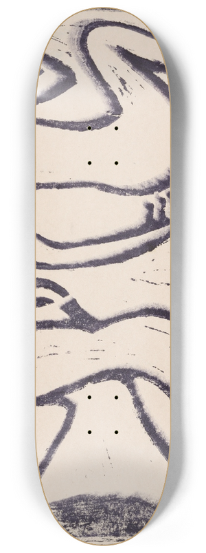 Christian Rohlfs - Two Dancing Figures 8.25 inch art skate deck