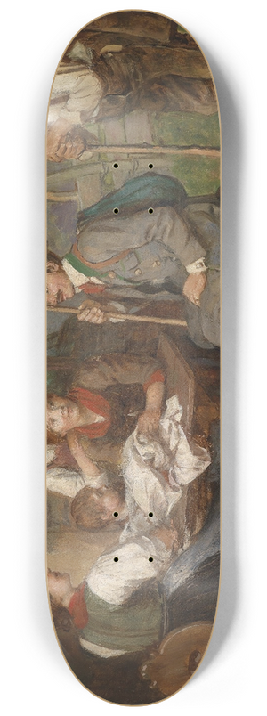 Franz von Defregger - Salon-Tiroler 8.25 inch art skate deck