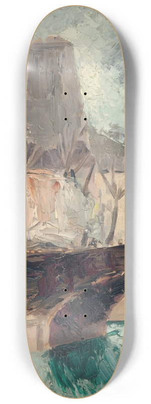 Christopher Wood - Bridge and Notre Dame, Paris 8.25 inch art skate deck