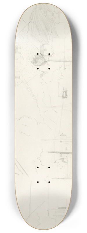 Christopher Wood - Cornish Harbour 8.25 inch art skate deck