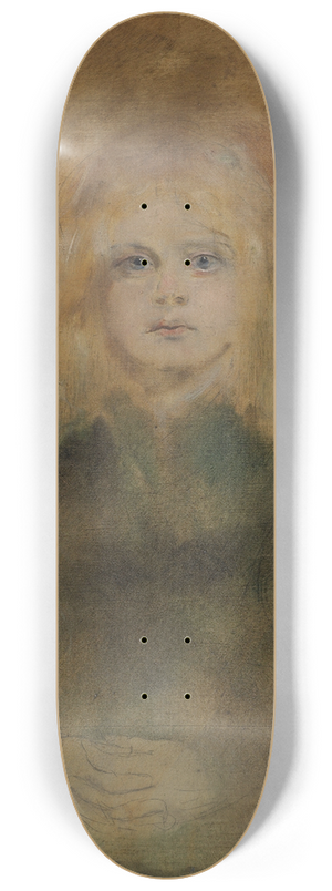 Franz von Lenbach - Marion Lenbach, Tochter des Knstlers 8.25 inch art skate deck