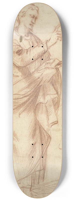 Circle of Charles Le Brun - Christ Teaching 8.25 inch art skate deck
