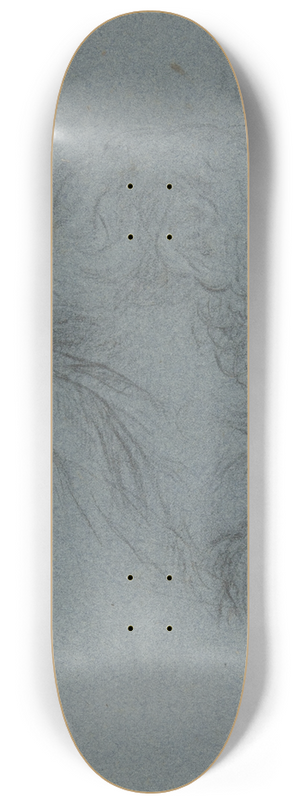 Ciro Ferri - Head of a Bearded Man Looking to Upper Right 8.25 inch art skate deck