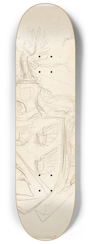 Franz von Matsch - Entwurf fr ein Familienwappen. 8.25 inch art skate deck