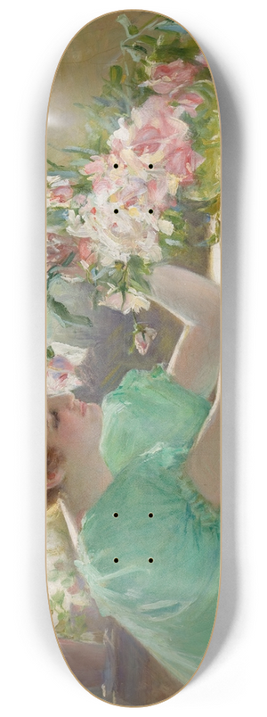 Clara Hoffman - Fragrant Flower 8.25 inch art skate deck