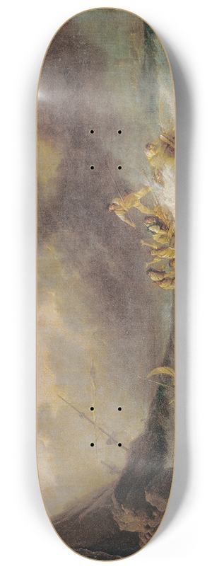 Claude-Joseph Vernet - A Shipwreck 8.25 inch art skate deck
