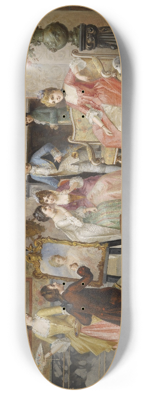 Franz von Persoglia - Portraitmaler 8.25 inch art skate deck