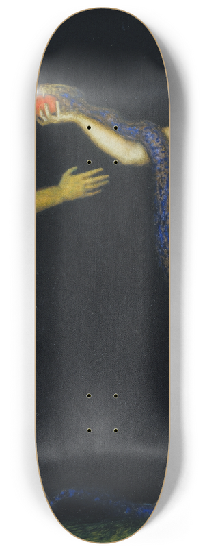 Franz von Stuck - Adam and Eve 8.25 inch art skate deck Franz von Stuck - Adam and Eve 8.25 inch art skate deck