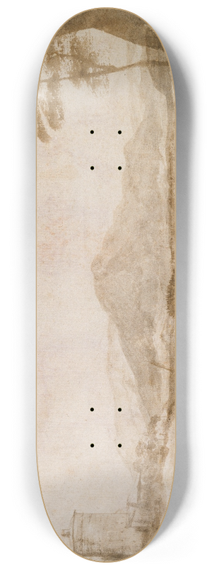Claude Lorrain - Landscape 8.25 inch art skate deck