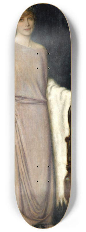Franz von Stuck - A portrait of Marianne Mechler 8.25 inch art skate deck