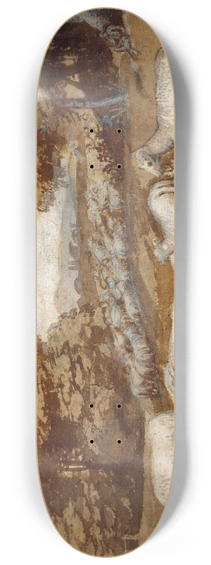 Claude Lorrain - Landscape with Sheep 8.25 inch art skate deck