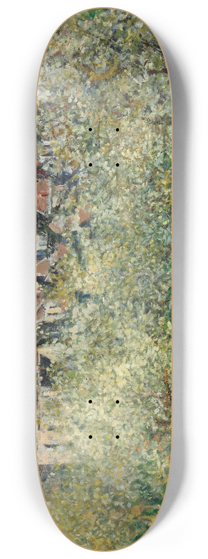 Claude Monet - Flowering Plum Trees 8.25 inch art skate deck