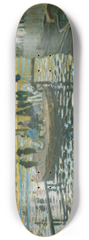 Claude Monet - La Grenouillere 8.25 inch art skate deck