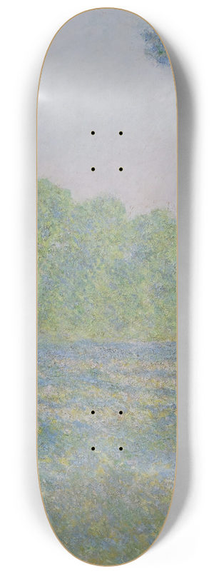 Claude Monet - Meadow at Giverny 8.25 inch art skate deck