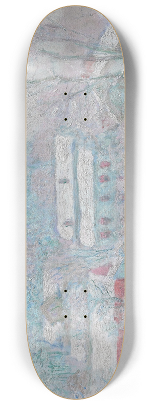 Claude Monet - Sandvika, Norway 8.25 inch art skate deck