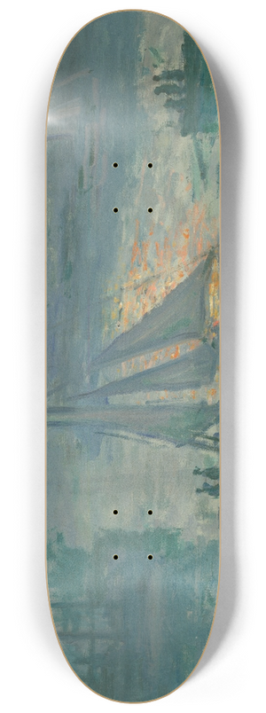Claude Monet - Sunrise (Marine) 8.25 inch art skate deck