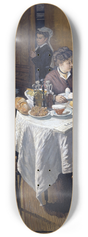 Claude Monet - The Luncheon 8.25 inch art skate deck