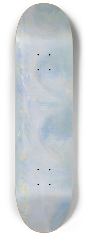 Claude Monet - Waterloo Bridge 8.25 inch art skate deck