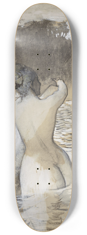 Franz von Stuck - Faun und badende Nixen 8.25 inch art skate deck Franz von Stuck - Faun und badende Nixen 8.25 inch art skate deck