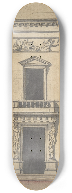Claude Nicolas Ledoux - Design for a Stage Set 8.25 inch art skate deck