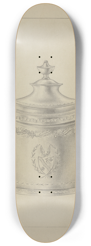 Clayton Braun - Silver Sugar Bowl 8.25 inch art skate deck