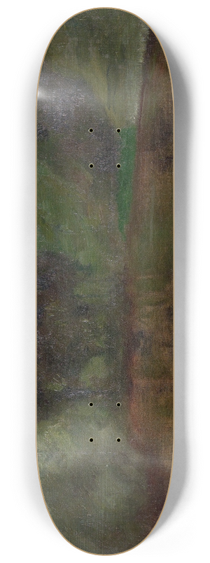 Franz von Stuck - Landscape 8.25 inch art skate deck