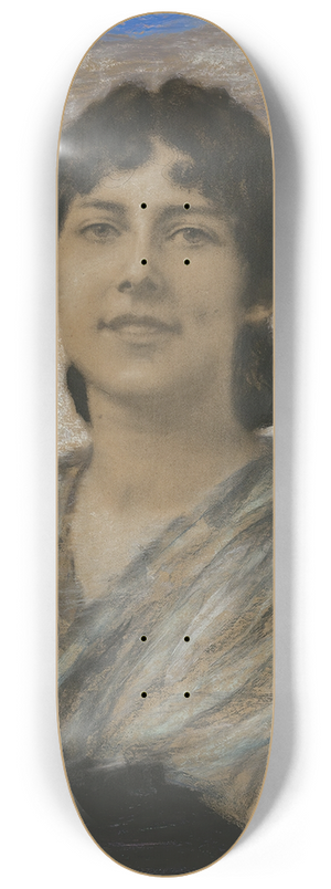 Franz von Stuck - Mary von Stuck 8.25 inch art skate deck