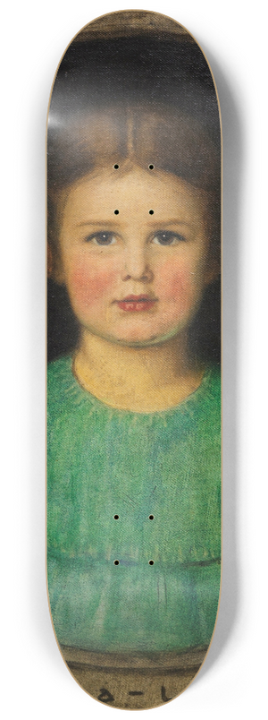 Franz von Stuck - Mdchenbildnis (Anna-Lore Butzer) 8.25 inch art skate deck