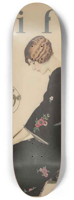 Coles Phillips - Skirts Will be Shorter this Fall 8.25 inch art skate deck