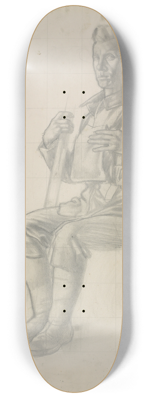 Colin Gill - Life Study For Heavy Artillery 8.25 inch art skate deck