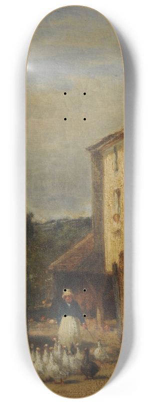 Constant Troyon - La gardeuse doies 8.25 inch art skate deck