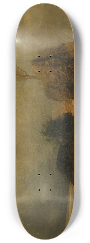 Constant Troyon - Landscape with Thunderstorm 8.25 inch art skate deck