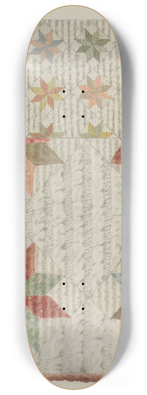 Cora Parker - Crib Quilt 8.25 inch art skate deck