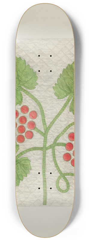 Cora Parker - Quilt  Grape Pattern 8.25 inch art skate deck