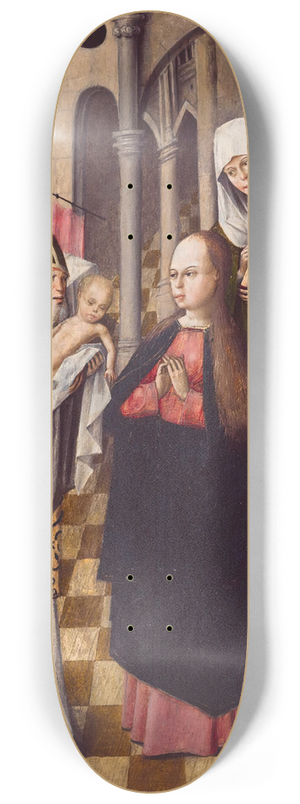 Cornelis Buys - Presentation in the Temple 8.25 inch art skate deck