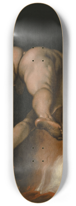 Cornelis Cornelisz Van Haarlem - The Fall of Ixion 8.25 inch art skate deck