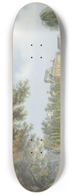 Cornelis de Kruyff - Gezicht op paleis Soestdijk 8.25 inch art skate deck