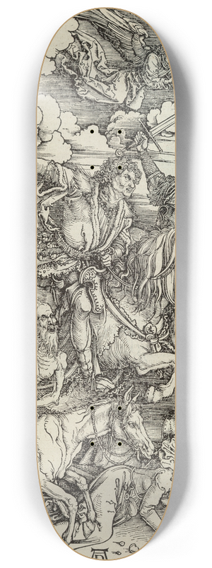 Albrecht Drer - The Four Horsemen of the Apocalypse, from The Apocalypse 8.25 inch art skate deck