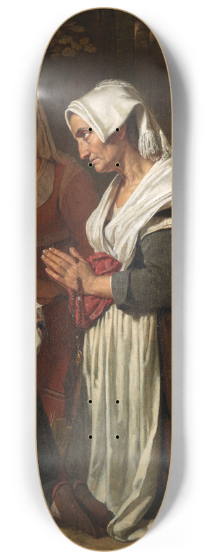 Cornelis Kruseman - Piety 8.25 inch art skate deck