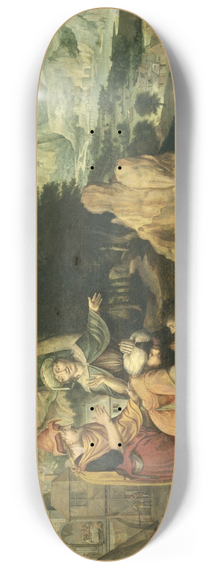 Cornelis Massijs - Parable of the Prodigal Son 8.25 inch art skate deck