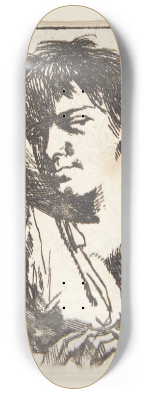 Cornelis Pietersz. Bega - Brystbillede af en ung bondekone 8.25 inch art skate deck