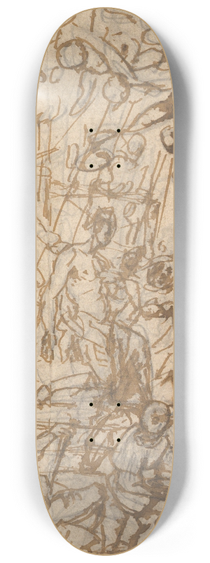 Cornelis Schut - Martyrdom of Saint Gereon 8.25 inch art skate deck